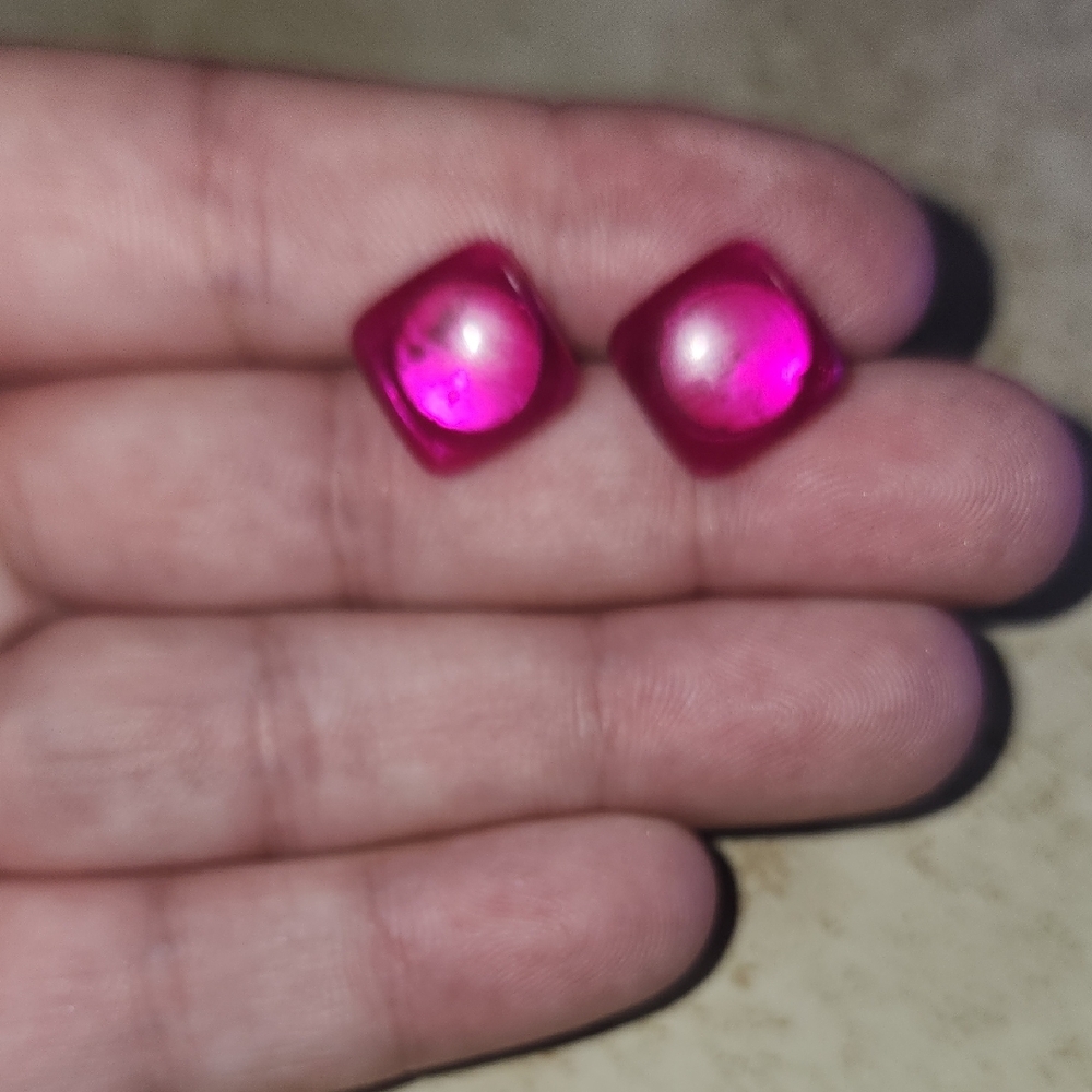 handmade resin earrings